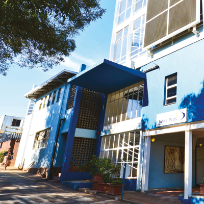 Wits Plus building on Braamfontein Campus West