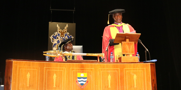 The Archbishop of Cape Town, Thabo Makgoba, speaks at a Wits graduation 