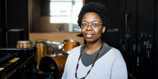 Dr Lindelwa Dalamba, musicologist and jazz historian in the Wits School of Arts. ?Lauren Mulligan