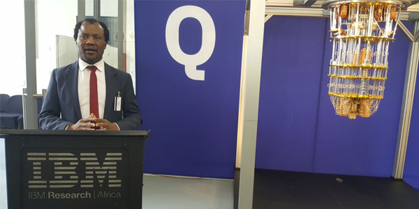 Professor Zeblon Vilakazi, DVC: Research & Postgraduate Affairs, and Chair of the Department of Science and Innovation’s (DSI) National Working Committee to develop a Framework for Quantum Computing and Quantum Technology (NWG: QC&QT) 