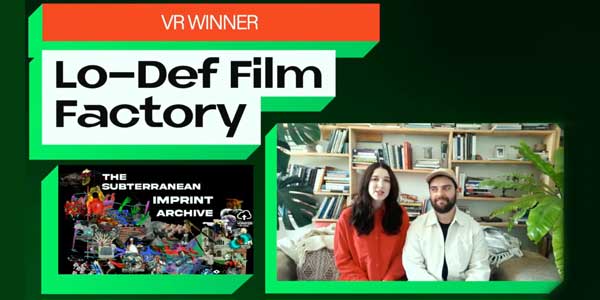 VR winner: Lo-Def Film Factory with the project titled: The Subterranean Imprint Archive | Fakugesi 2022 Awards for Digital Creativity