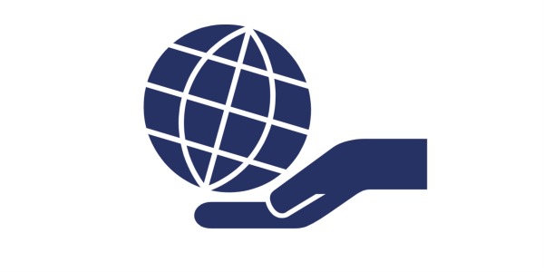 Icon with link to international students page